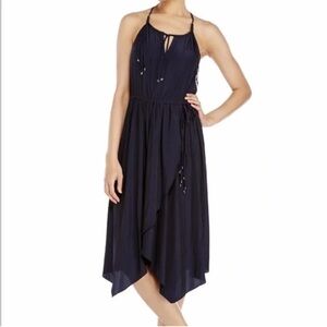 Calypso St. Barth Pelandi Asymmetric Midi Dress